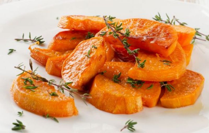Sweet Potato Wedges with Thyme